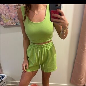 Cozy green little lounge set!!